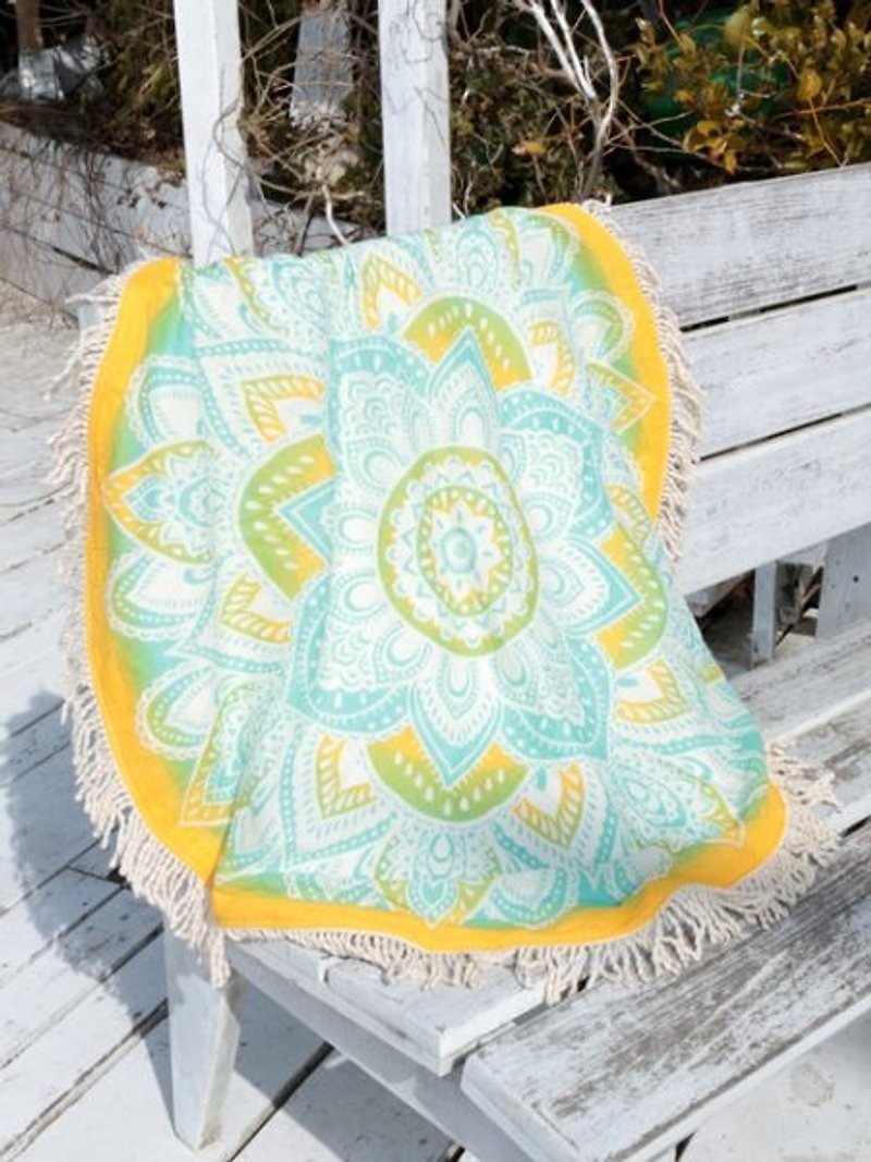 【Pre-order】 ☼ round tassel flower fabric ☼ (three-color) - Items for Display - Cotton & Hemp Multicolor