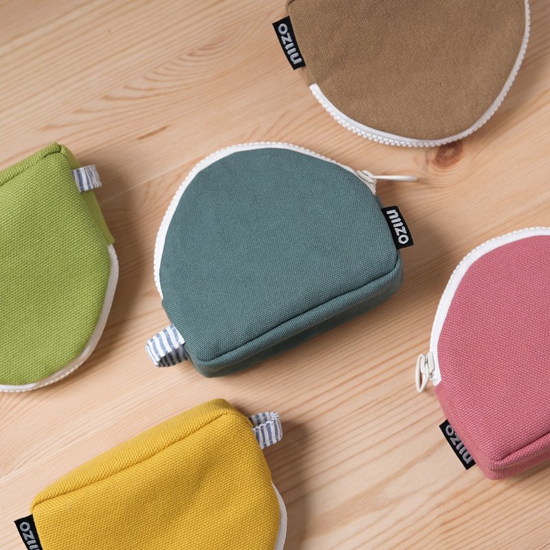 Rice ball multifunctional coin purse/Japanese canvas-the first choice for gift giving - กระเป๋าใส่เหรียญ - ผ้าฝ้าย/ผ้าลินิน หลากหลายสี