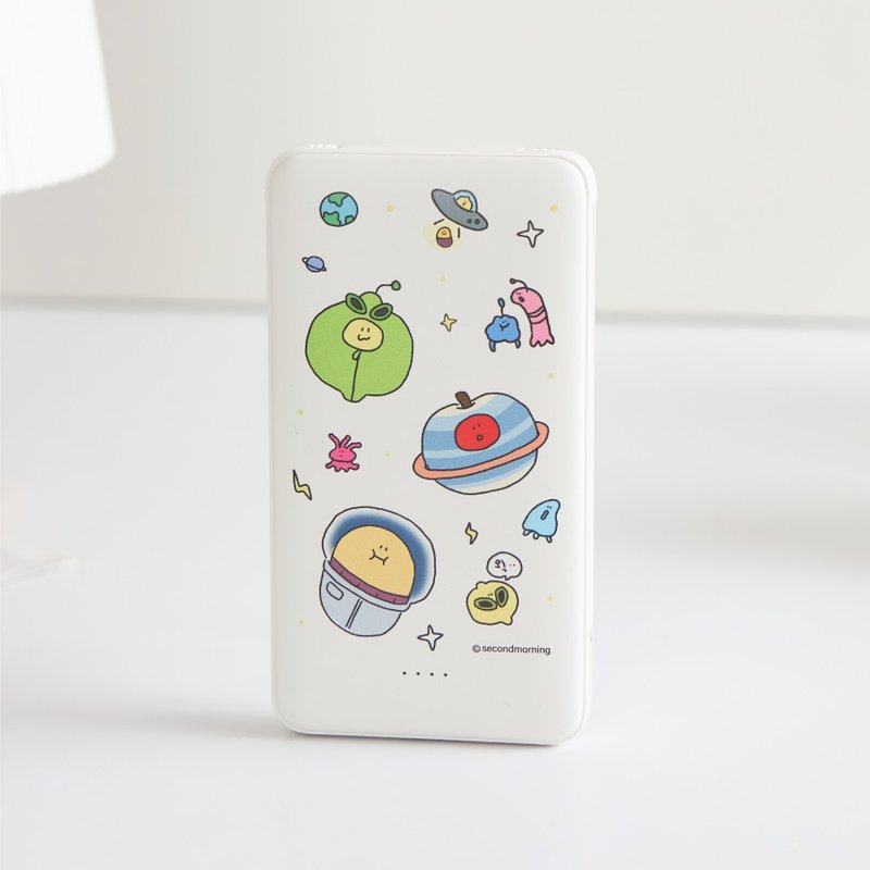Second Morning外星人宇宙雙線快充10000mAh行動電源 - 行動電源/充電線 - 塑膠 多色