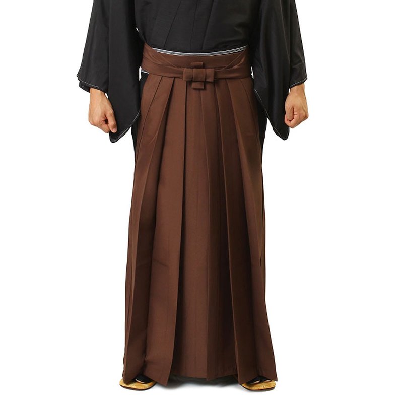 袴 メンズ SS S M L LL 83cm 87cm 91cm 95cm 99cm サイズ 茶 - 男長褲/休閒褲 - 其他材質 咖啡色