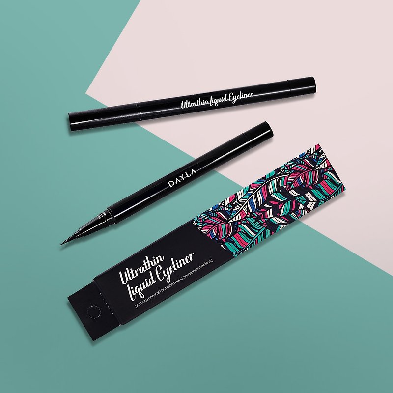 Ultra liquid eyeliner pen- waterproof, smudge-proof, Long-lasting - ที่เขียนตา/คิ้ว - พลาสติก สีดำ