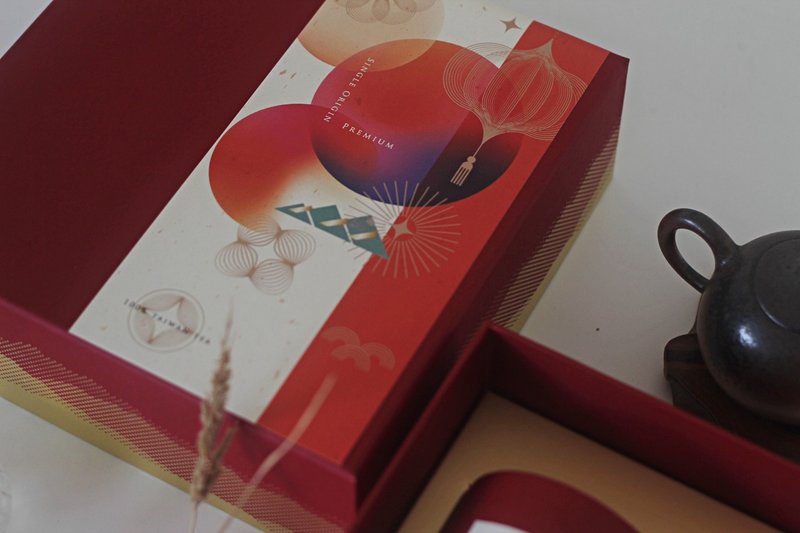 Manfu Gift Box [Oriental Beauty Tea Set] Comes with exclusive carrying bag - Tea - Fresh Ingredients Red