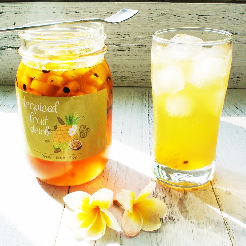 Tropical fruit tea-2 bottles of special offer - Jams & Spreads - Fresh Ingredients 