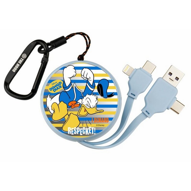 Donald Duck I Demand Respecket PD Fast Charging Cable Lightning to TypeC - Chargers & Cables - Other Materials White