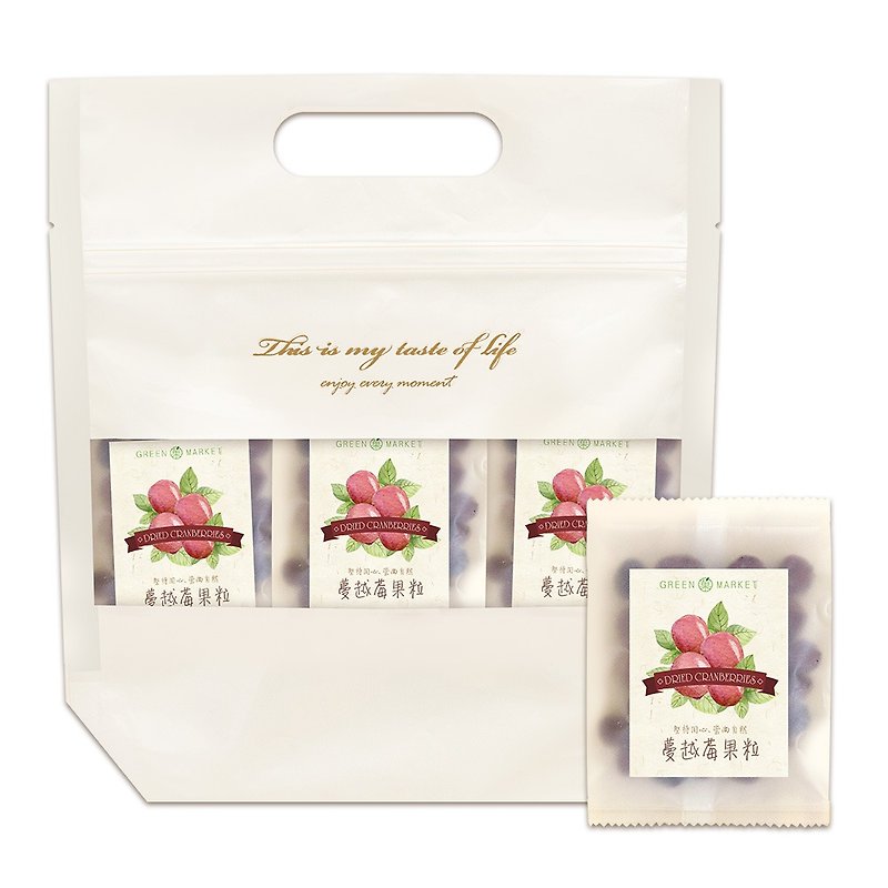 [Guoqing Market] American Cranberry Fruit Diced - Portable Snack Bag - Dried Fruits - Other Materials 