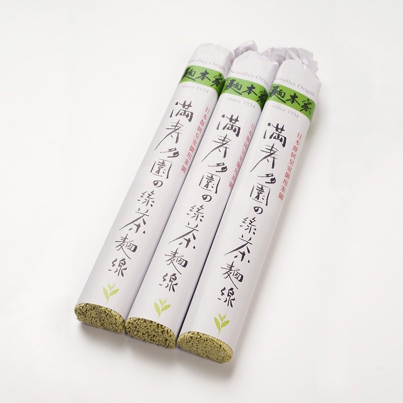 [Large surface sipping green tea noodles capitalists] 450 g / 4-6 servings - บะหมี่ - อาหารสด 