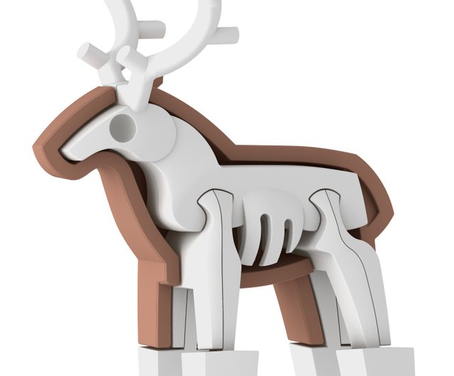 Halftoys 動物 鹿 STEAM 知育玩具 - ショップ Halftoys ボード