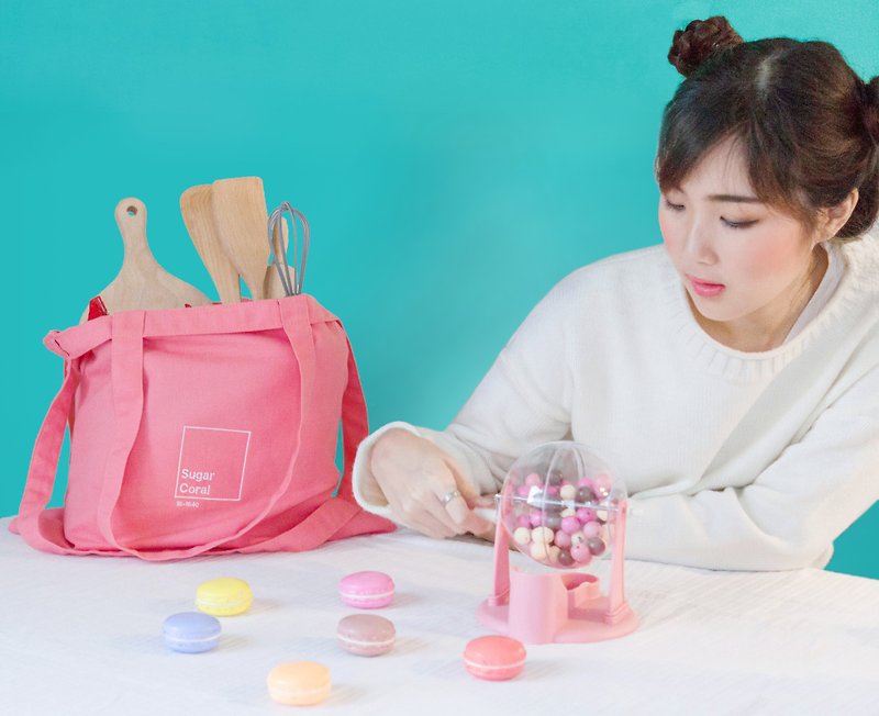 Pantone Square Tote 手提袋 : Sugar Coral - 手提包/手提袋 - 其他材質 粉紅色