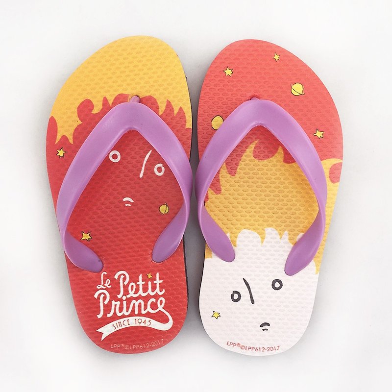 Little Prince Classic Edition Licensed - Flip Flops (Children) 06 - รองเท้าเด็ก - ยาง สีแดง