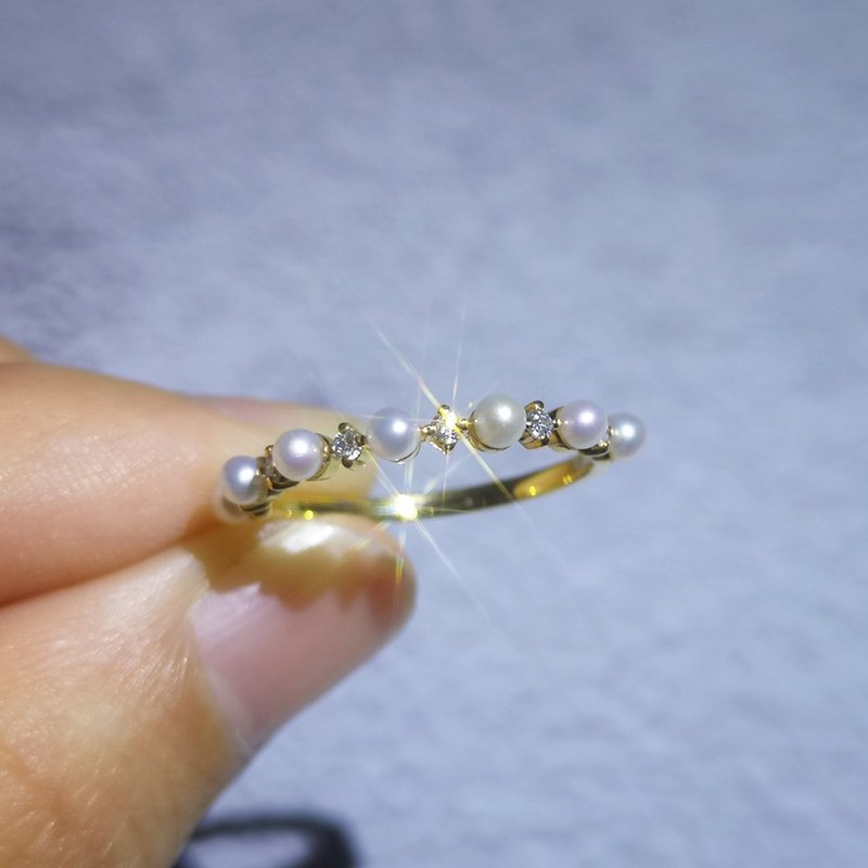 Pearl ring - แหวนทั่วไป - เครื่องเพชรพลอย ขาว