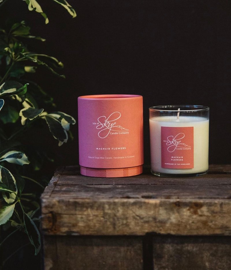 Skye candles Scottish coast flower (Scottish floral fragrance)_candle (small) - เทียน/เชิงเทียน - วัสดุอื่นๆ สีม่วง