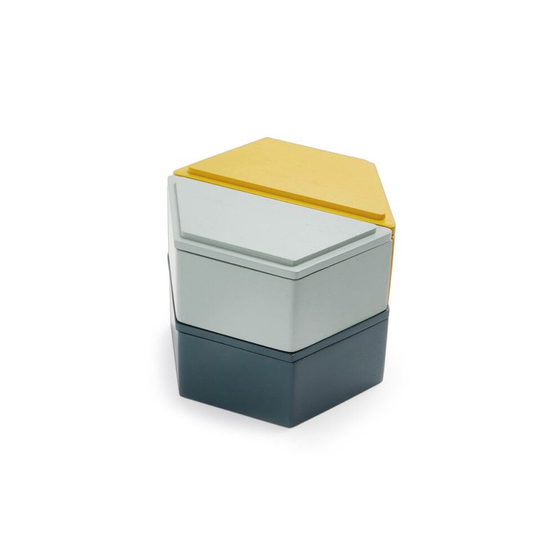 美國 MoMA 蜂窩收納盒 Jewelry Boxes 桌面首飾盒 兩層有蓋防塵 - 居家收納/收納盒/儲物盒 - 其他材質 