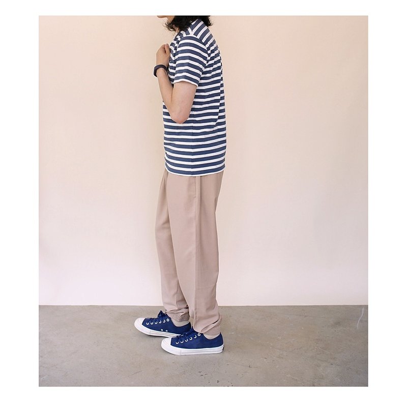 SOLOTEX  Pantaloons 日本製面料寬松慵懶風收口松緊長褲 - 男長褲/休閒褲 - 其他材質 多色