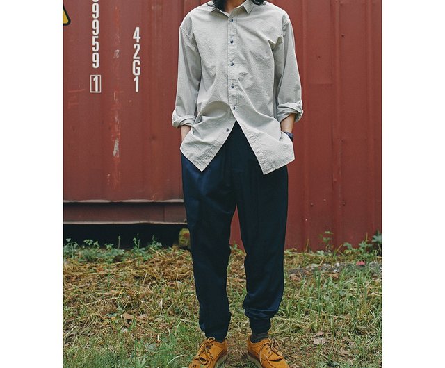 SOLOTEX Pantaloons Japanese-made fabric loose and lazy windy