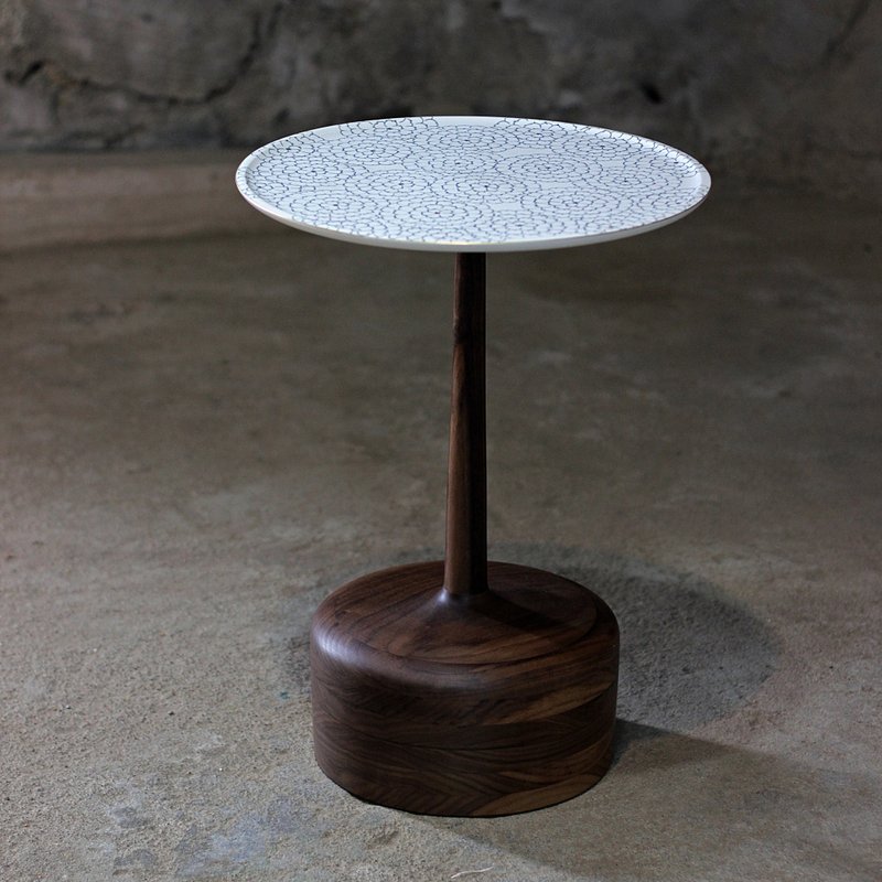 BAN Side Table_Circle - 擺飾/家飾品 - 木頭 咖啡色