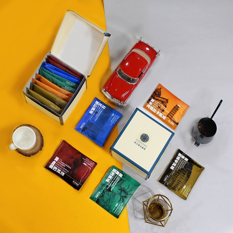 [Exclusive gift box] Xishe coffee classic series filter coffee gift box 10 into medium deep roast - กาแฟ - วัสดุอื่นๆ 