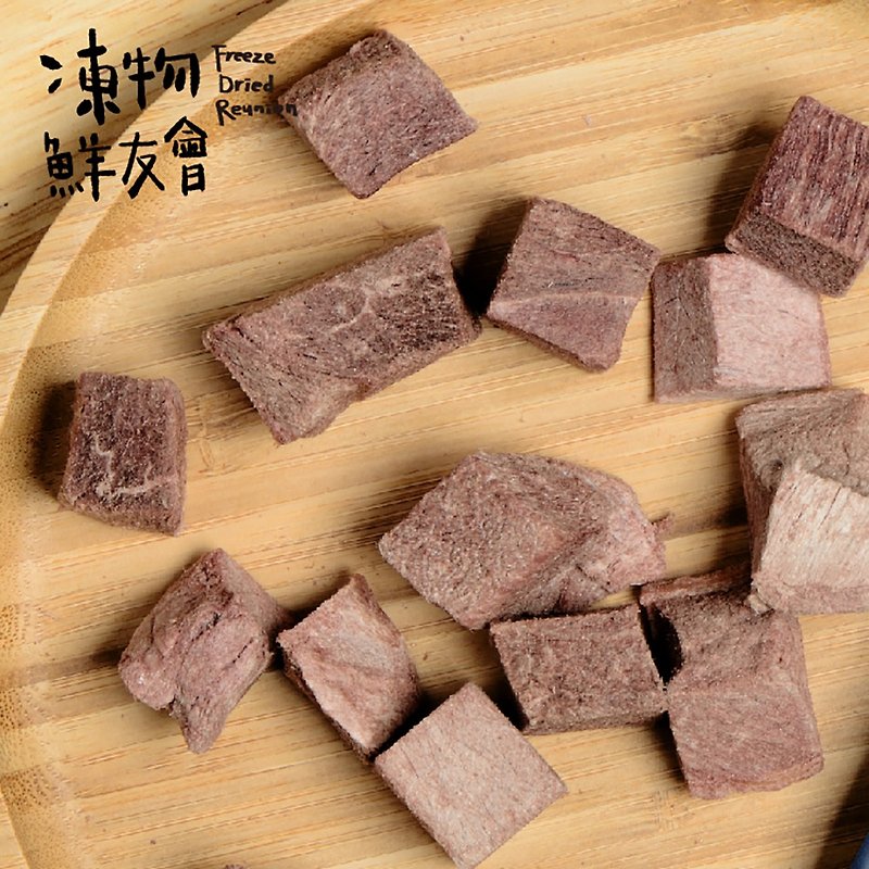 [Frozen Food Fresh Friends Club] Freeze-dried Dice Bull Demon King Beef 30g - Snacks - Other Materials White