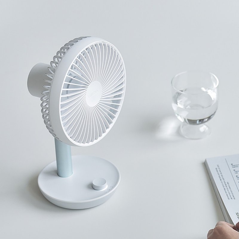 LUMENA ​​STAND 3Z USB Desktop Swing Head Fan-Snow White - Electric Fans - Other Materials White