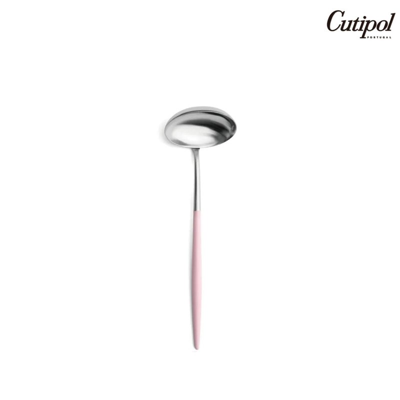 GOA PINK MATTE SOUP LADLE - ช้อนส้อม - สแตนเลส สึชมพู