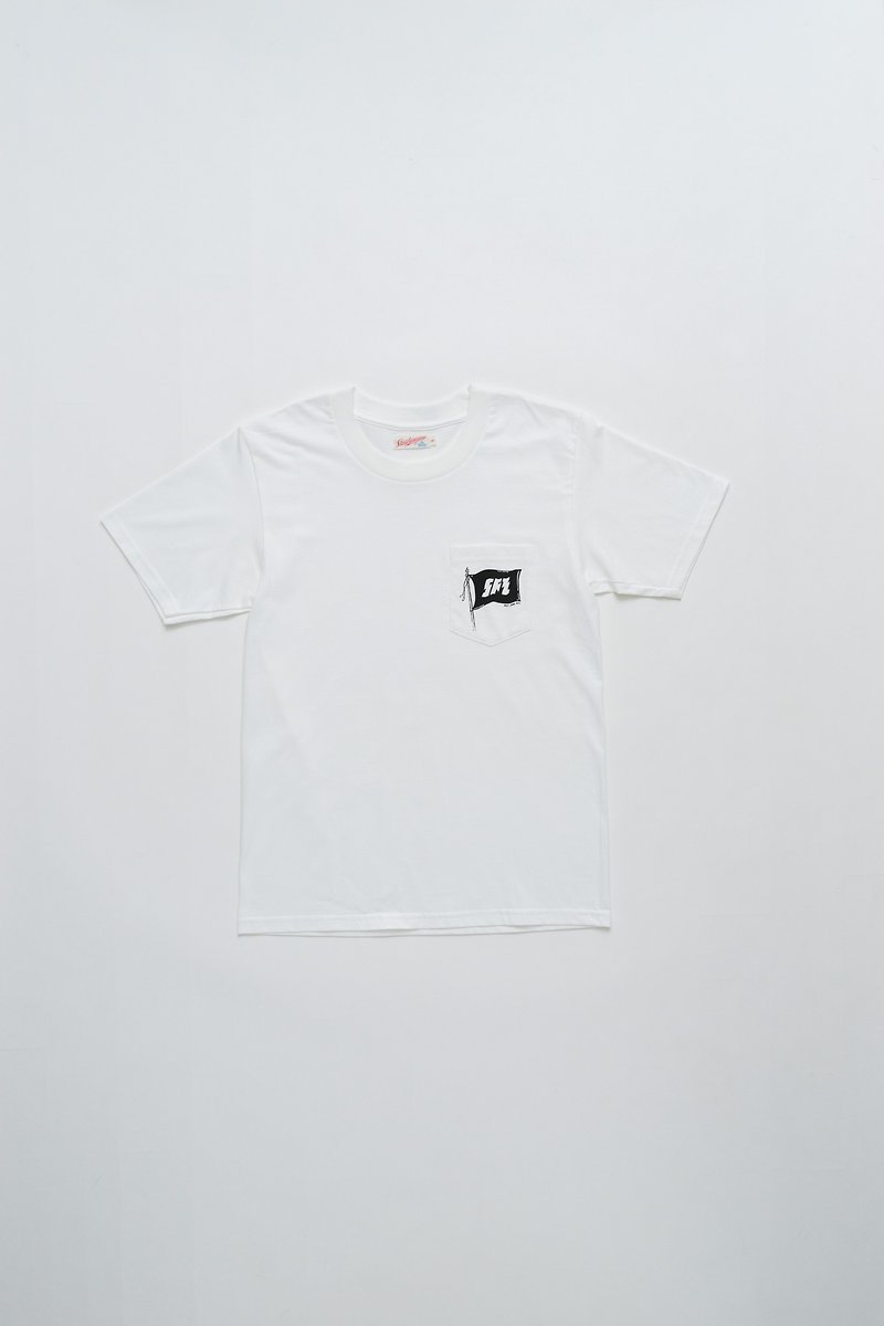 SFZSS20フラッグポケットTシャツ - トップス ユニセックス - コットン・麻 