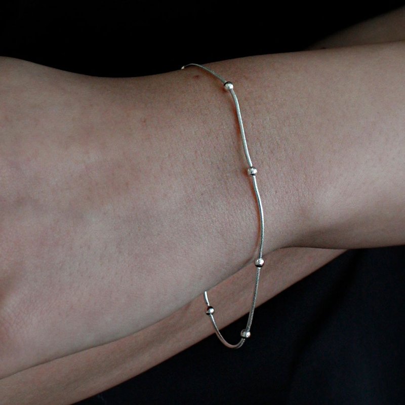 pass ball Bracelet - Bracelets - Sterling Silver Silver