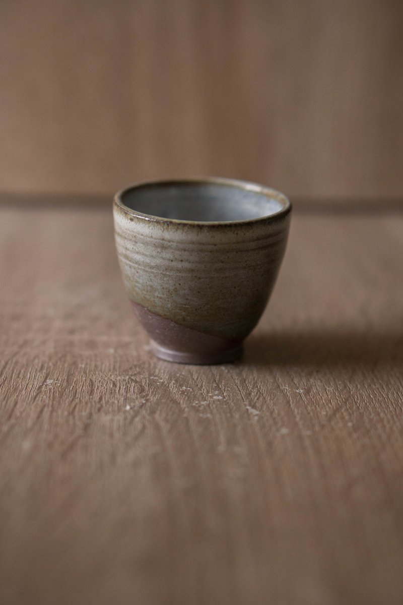 柴燒小茶杯 - 茶壺/茶杯/茶具 - 陶 白色