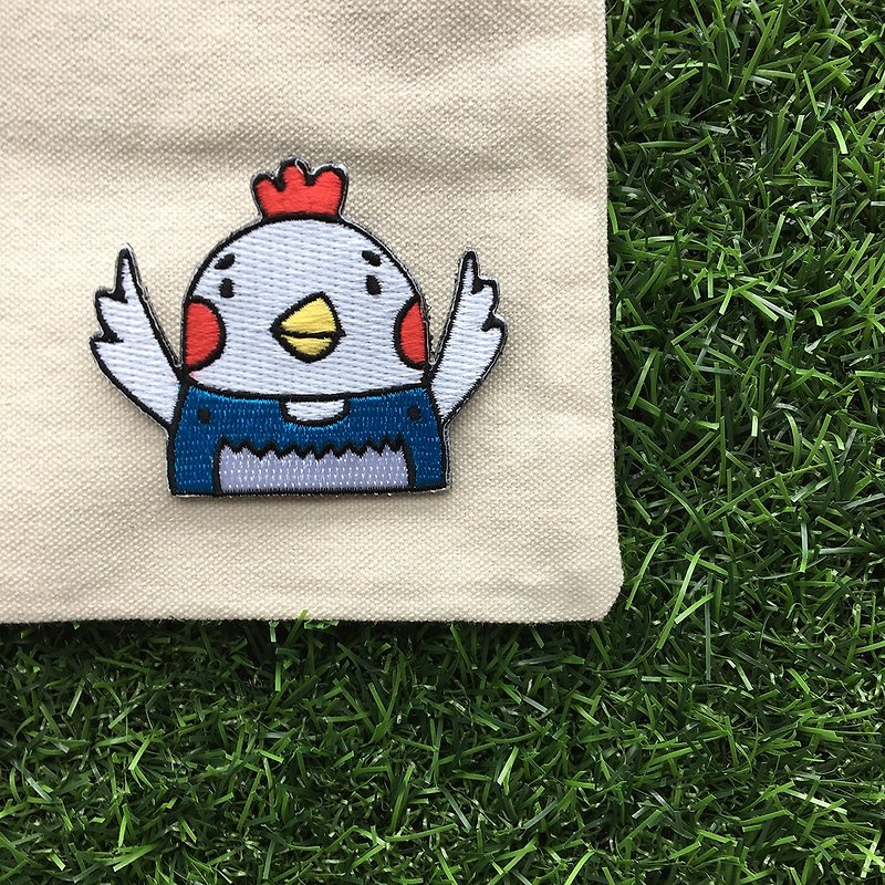 Embroidery badge - cock models - Brooches - Thread 