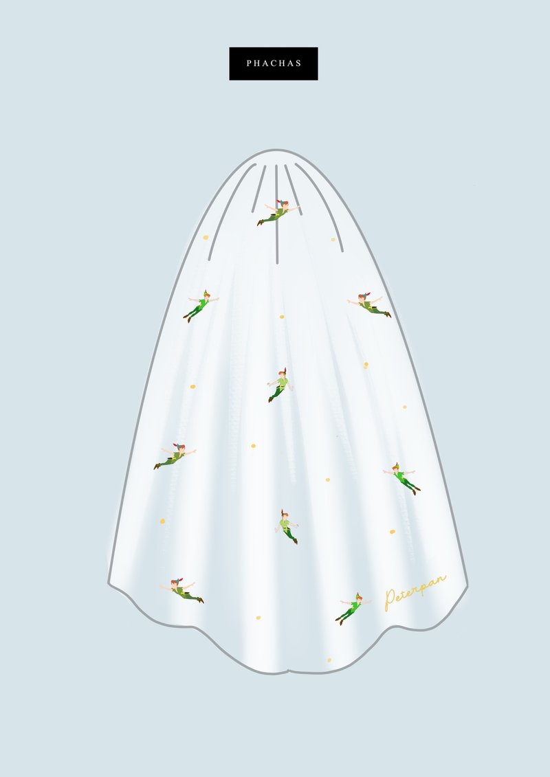 Sketch Fee - 髮夾/髮圈 - 聚酯纖維 白色