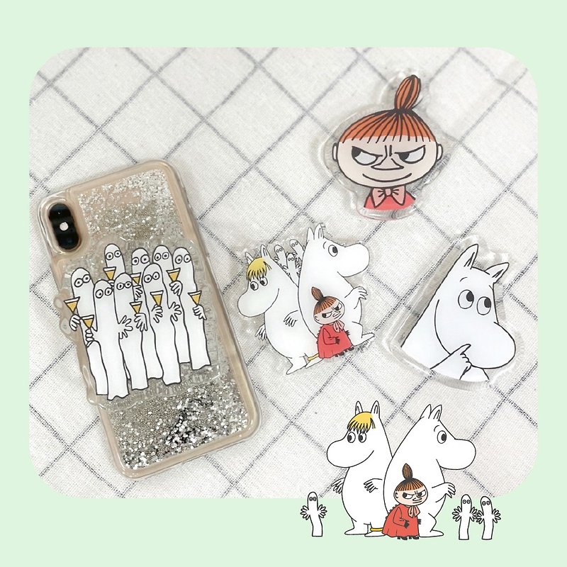 Authorized by MOOMIN | Mobile phone airbag bracket (multiple options) - Phone Stands & Dust Plugs - Acrylic 