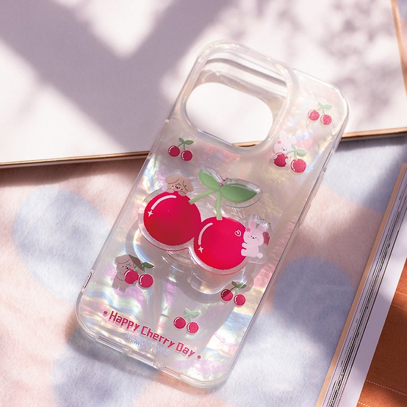 MOPPY&HABBY | Cherry shell iPhone case/air bag holder - Gadgets - Other Materials 