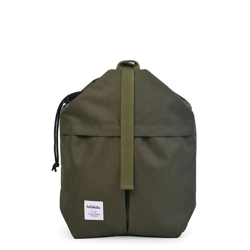 hellolulu Jori 3Ways Backpack S-Green - กระเป๋าเป้สะพายหลัง - เส้นใยสังเคราะห์ สีเขียว