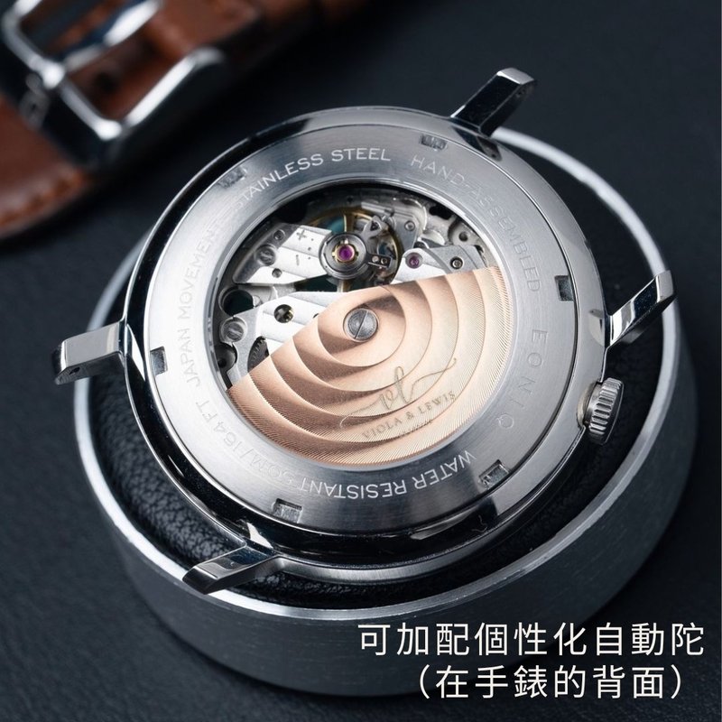 EONIQ Personalised Mechanical  Watch - The Best Gift Ever - Couples' Watches - Other Metals Silver