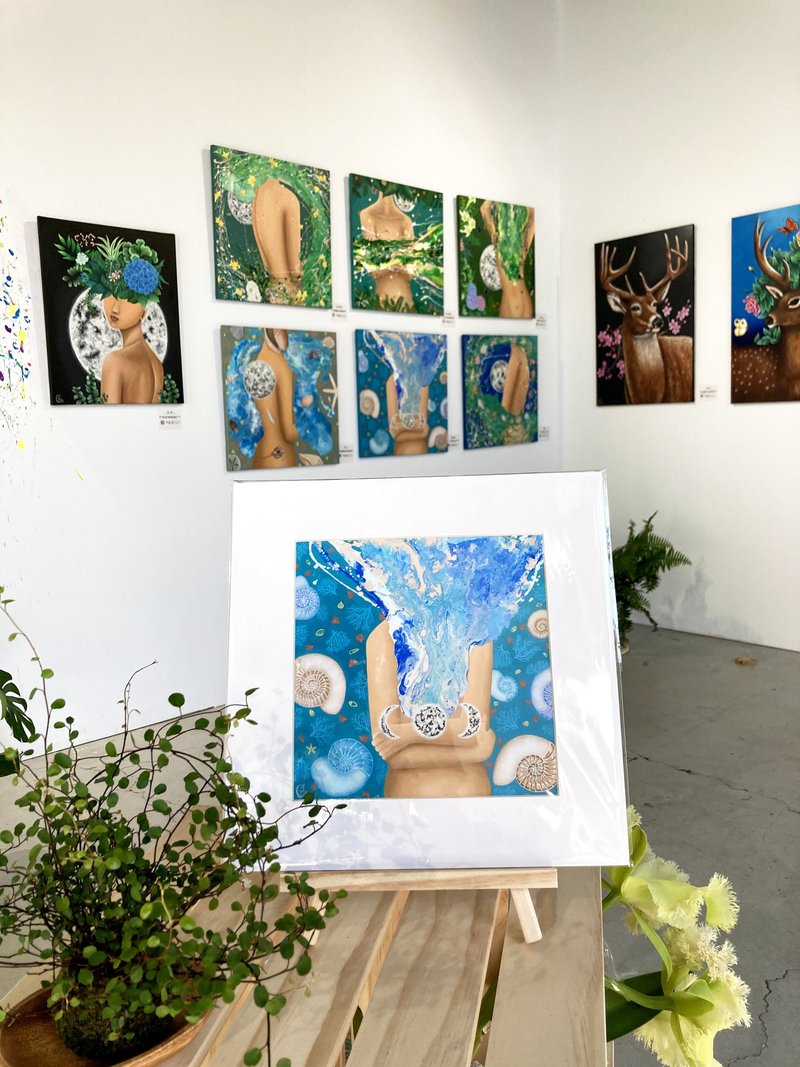螺旋的流動能量 l 藝術微噴 l 限量版畫 Giclée Art Prints - 海報/掛畫/掛布 - 紙 多色