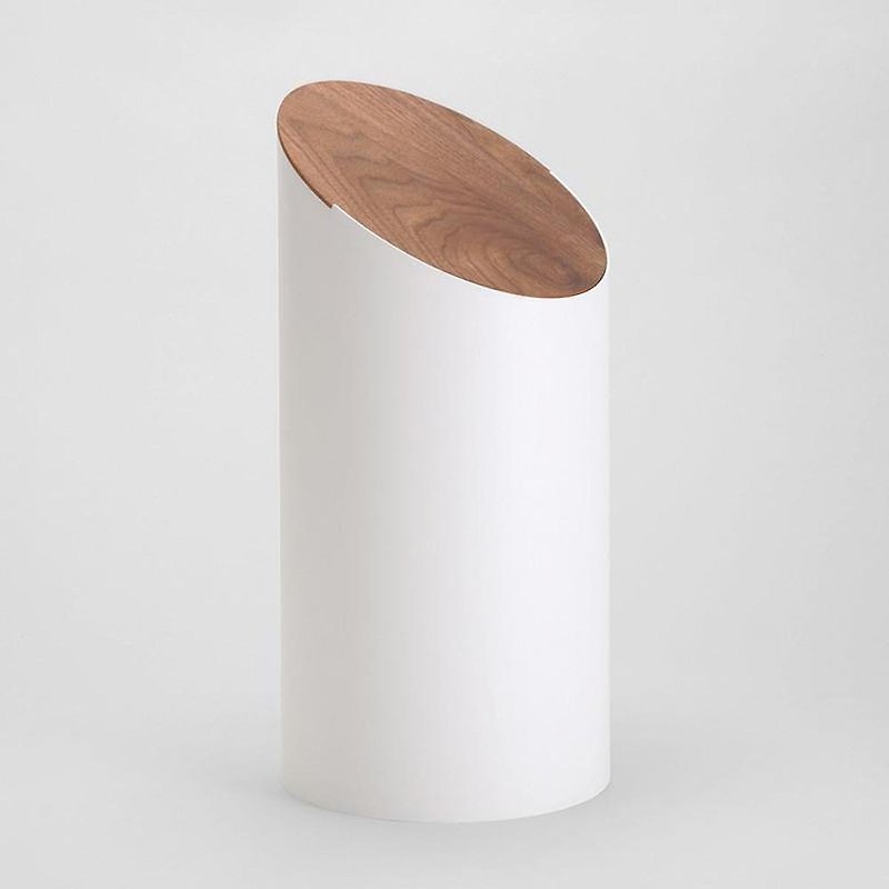 MOHEIM SWINGBINホワイトウォールナットゴミ箱 - ごみ箱 - 木製 ホワイト