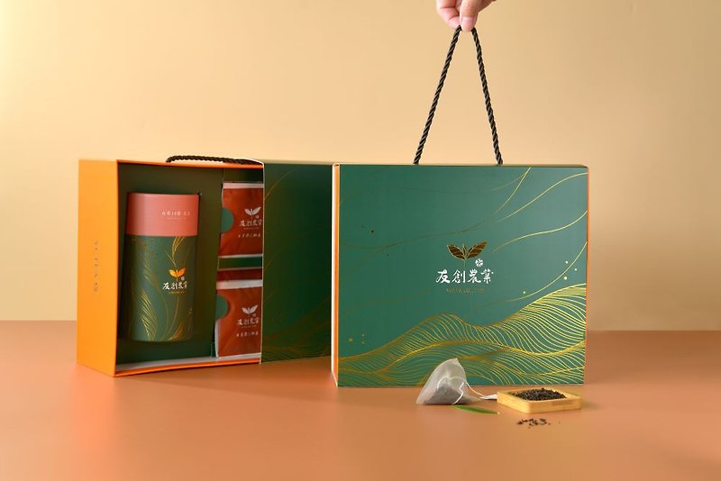 Mid-Autumn Festival gift box [tea food x Youchuang joint name] tea gift red | tea table grade tea x tea bag - Tea - Fresh Ingredients 