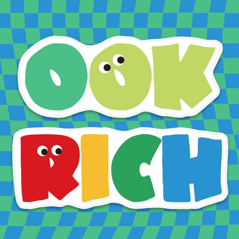 OOK電競游戲滑鼠墊RICH超大辦公桌墊可愛滑鼠墊 - 滑鼠墊 - 橡膠 
