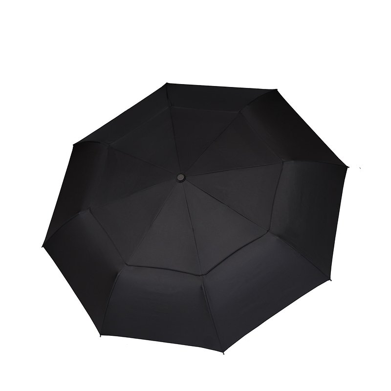 JIAYUN 傘 - 23 インチの耐風性三つ折り傘 - 傘・雨具 - その他の素材 ブラック