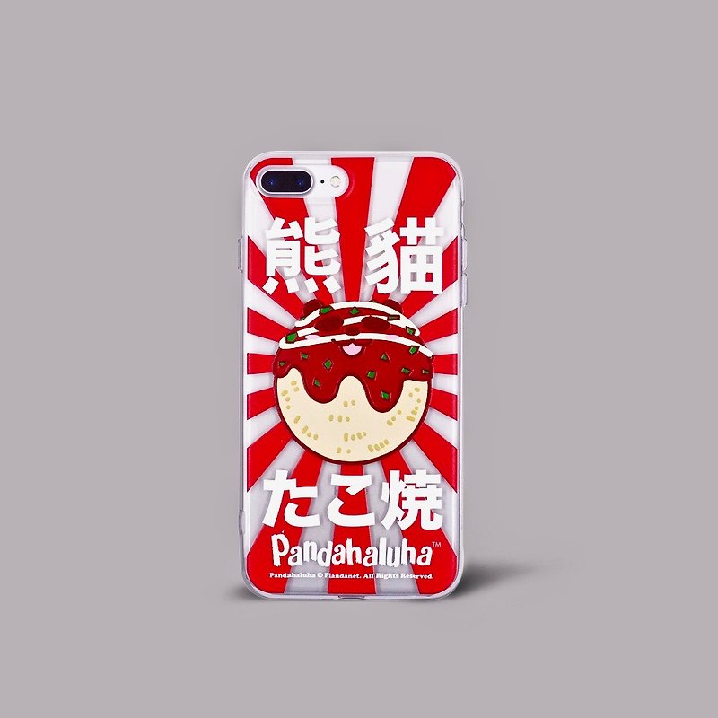 Pandahaluha Panda Design . TPU Soft, ultra Slim, Clear Phone Case . iPhone 8p - Phone Cases - Silicone Transparent