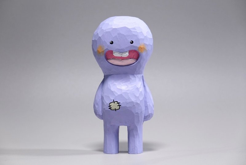 Baby Bubble gum - 公仔模型 - 木頭 紫色