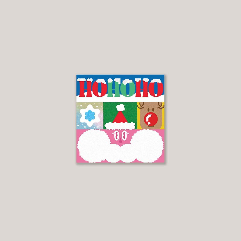 Pixel Grandpa-Christmas stickers 1 pack - สติกเกอร์ - กระดาษ หลากหลายสี