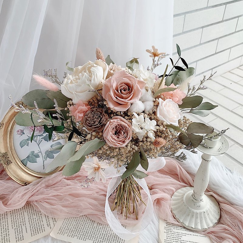 Bridal Bouquet Preserved-flower - ช่อดอกไม้แห้ง - พืช/ดอกไม้ 