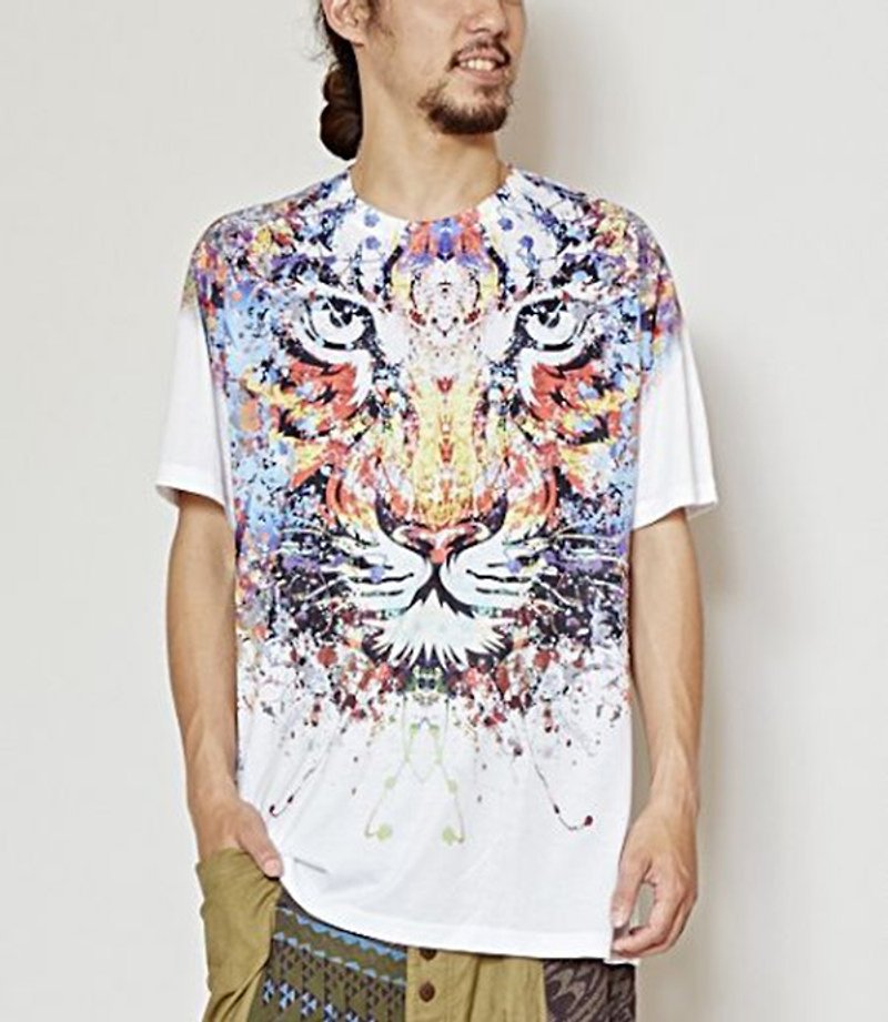 【Pre-order】 ☼ ethnic pattern coat ☼ (four) - Men's T-Shirts & Tops - Cotton & Hemp Multicolor