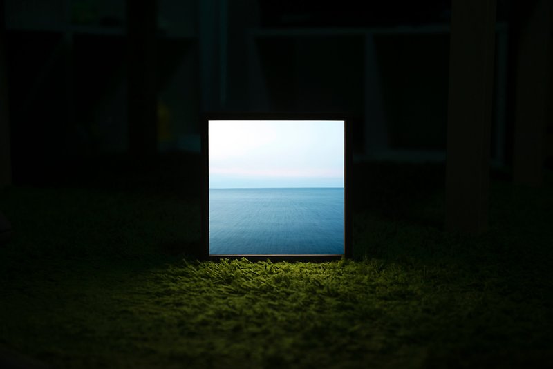 Lighto Photolight Mini Lightbox Spring (aPo) - Picture Frames - Wood Blue