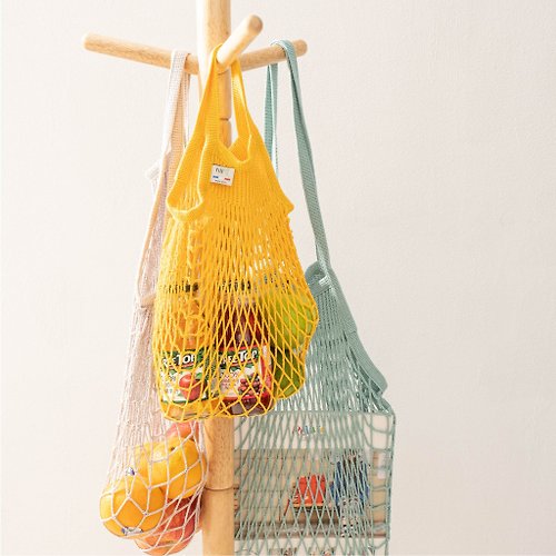 French Filt Classic Handmade Woven Bag-Beige Ecru - Shop FILT NetBag  Handbags & Totes - Pinkoi
