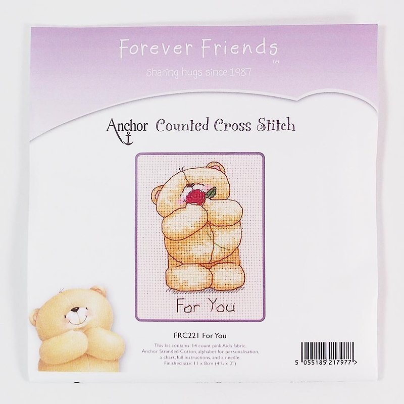 FF kiss roses Valentine Bear stitch [] - Other - Other Materials Brown