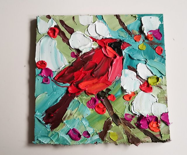 愛用 絵画 彩り(色鳥) 油絵 表現主義の絵画 絵画 フランツ・マルクの森