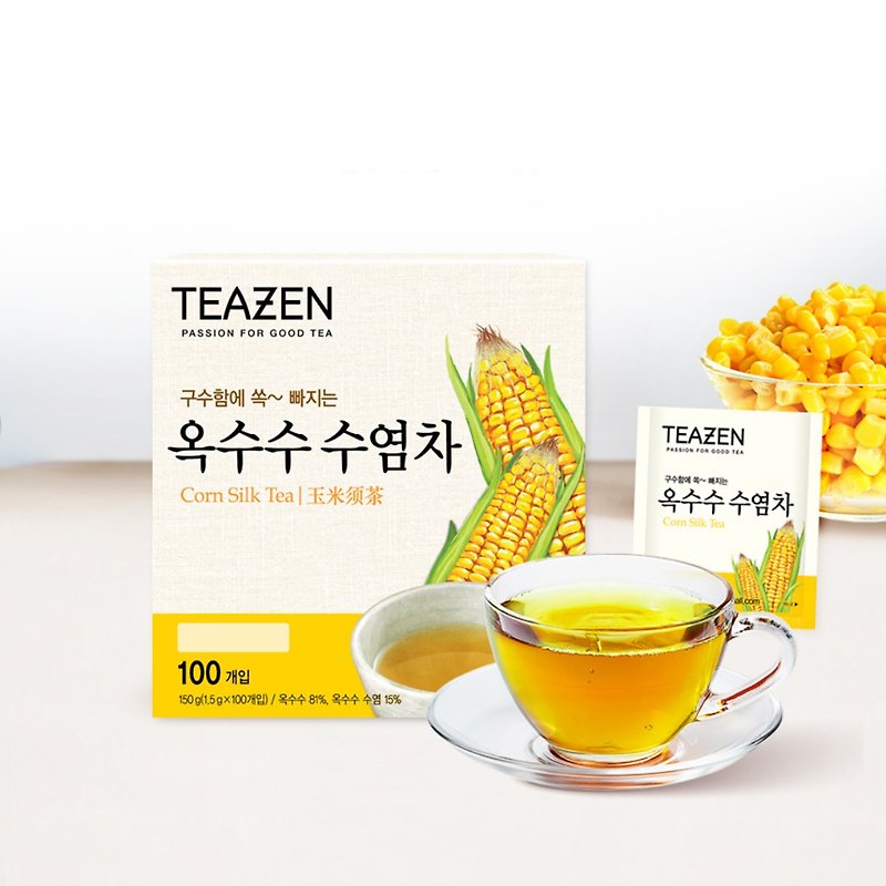 Teazen - Corn Whisker Tea | Relieve greasy | Pregnant women can drink | - 健康食品・サプリメント - その他の素材 