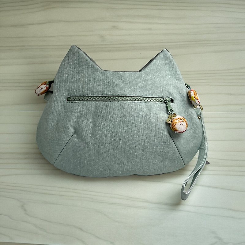 I love cats-Cat-shaped hand-held side backpack - Messenger Bags & Sling Bags - Other Materials 