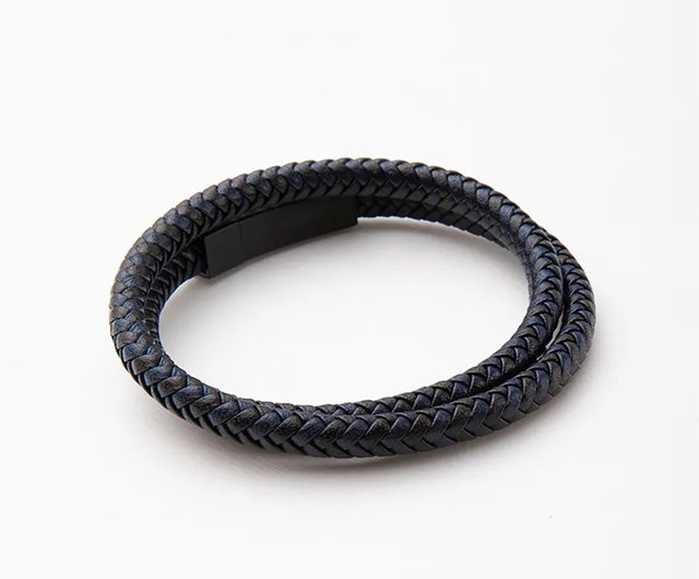 Men's Retro Cowhide Woven Bracelet Girls Leather Bracelet Simple Design  Leather Rope Valentine's Day Gift - Shop BOVER Bracelets - Pinkoi