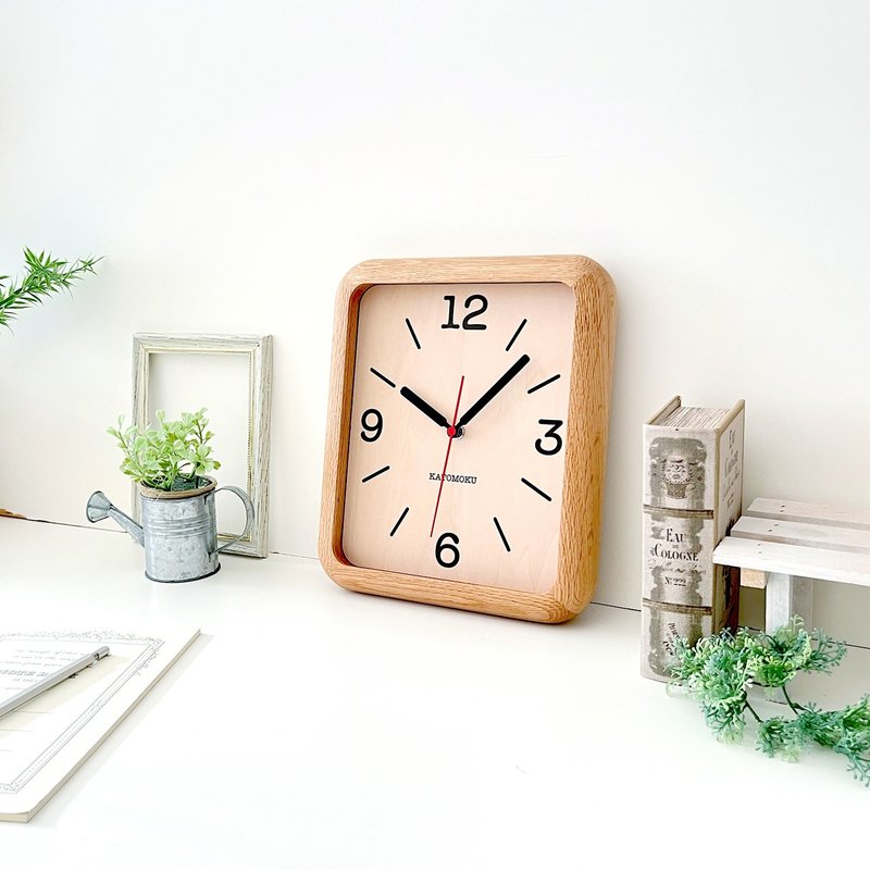 KATOMOKU muku clock 20 oak (km-133OA) wall clock  made in Japan - Clocks - Wood Khaki